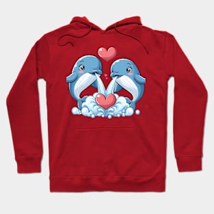 Valentine's Cartoon Delights T-Shirt Hoodie
